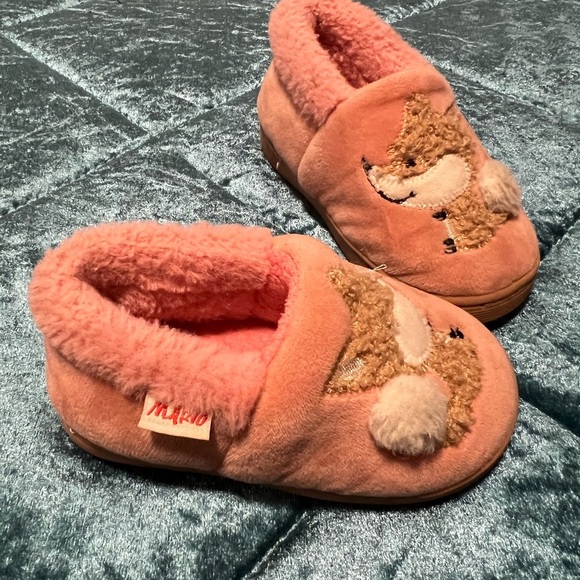 MARIO pink baby girl slippers /size 16-17 - Picture 6 of 9